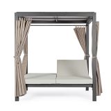 KOVINSKI LEŽALNIK BIZZOTTO DREAM CHARCOAL DAYBED ANTRACIT