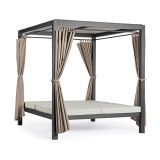 KOVINSKI LEŽALNIK BIZZOTTO DREAM CHARCOAL DAYBED ANTRACIT