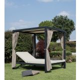 KOVINSKI LEŽALNIK BIZZOTTO DREAM CHARCOAL DAYBED ANTRACIT