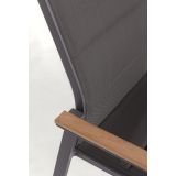 KOVINSKI STOL BIZZOTTO KUBIK CHARCOAL SJ61