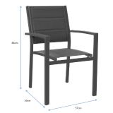 KOVINSKI STOL EL-PC020A