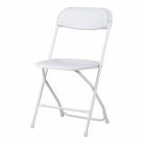 KOVINSKI STOL NEWSTORM ELLIOT ZLOŽLJIV, BEL