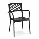 KOVINSKI STOL SCAB LULA NAKLADALEN, ANTRACIT