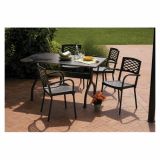 KOVINSKI STOL SCAB LULA NAKLADALEN, ANTRACIT