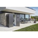 KOVINSKI ZABOJ BIOHORT 132X87X181 CM OMARICA ROMEO LHIGH TEM.SIVA