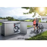 KOVINSKI ZABOJ BIOHORT 200X84X127 CM V 200 HIGHBOARD METALIK SREBRNA