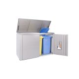 KOVINSKI ZABOJ BIOHORT 200X84X127 CM V 200 HIGHBOARD METALIK SREBRNA