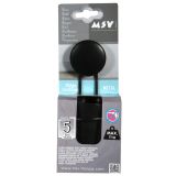 MSV KOZAREC NA VAKUUM 8 X 11.5 X 19.5 CM KROM PP, ČRNA MEGA VENTOUSES