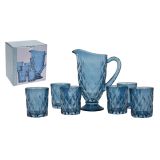 KOZAREC ZA VODO/SOK EH SET 6 KOZARCEV IN VR, MODRE BARVE