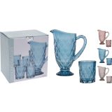 KOZAREC ZA VODO/SOK EH SET 6 KOZARCEV IN VR, MODRE BARVE