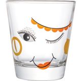 KOZAREC ZA VODO/SOK STEKLARNA HRASTNIK 30 CL FRIENDS HAPPY Z DEKORJEM