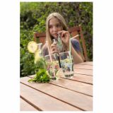 KOZAREC ZA VODO/SOK STEKLARNA HRASTNIK AMANTEA 35 CL 3/1 ZELENO MODER TRAVNIK