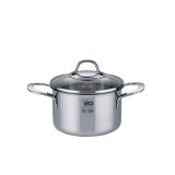 KOZICA ELO 16 CM GLOBOKA SILICANO+ S STEKLENIM POKROVOM