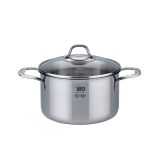 KOZICA ELO 20 CM GLOBOKA SILICANO+ S STEKLENIM POKROVOM