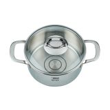 KOZICA ELO 20 CM PLITVA SILICANO+ S STEKLENIM POKROVOM