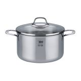 KOZICA ELO 24 CM GLOBOKA SILICANO+ S STEKLENIM POKROVOM