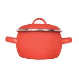 LONEC / KOZICA ENAMELIE KOZICA 1.46 L 16 CM ZOJA S POKROVOM