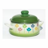 KOZICA METALAC 16 CM 1.85L PLITVA ROŽICA S POKROVOM