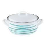 LONEC / KOZICA RIESS KOZICA 1.5 L 18 CM S POKROVOM ZELENI PLAMEN