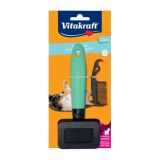 KOZMETIKA ZA PSA VITAKRAFT KRTAČA KRIV.IGLE Z GLAV. PL.GUMI ROČ. 14X