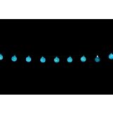 LUČKE MQ KROGLE S SNEŽINKAMI 5.5 CM BELE BARVE