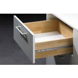 KROGLIČNO VODILO ZA PREDAL HETTICH DIY 195-305 MM, DELNI IZVLEK, UTOR PREDALA 17MM, POCINKAN