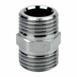 KROMIRANI NIPEL VAFRA DVOJNI 15 MM ŽELEZO-CINK