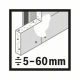 KRONA ZA LES BOSCH KRONA 68 MM VEČNAMENSKA ČRNA