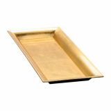 NAMIZNA DEKORACIJA GLOSSTYLE KROŽNIK 41X19 CM ZLATI DEKORATIVNI UMETNA MASA