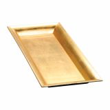 NAMIZNA DEKORACIJA GLOSSTYLE KROŽNIK 41X19 CM ZLATI DEKORATIVNI UMETNA MASA