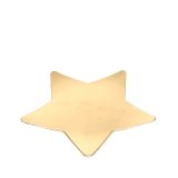 ZLAT KROŽNIK ZVEZDA 30 CM