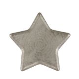 SREBRN KROŽNIK V OBLIKI ZVEZDE 32,5 CM