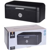 SHRANJEVANJE KRUHA EH KRUHOVNIK KOVINA ČRN MAT 42X22X16 CM