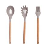 KUHINJSKI PRIPOMOČEK ALPINA SET LOVE COOKING 12 KOS SVETLO SIVA