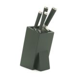 KUHINJSKO POLIČNO STOJALO CULINARIO UNIVERZALNI BLOK ZA NOŽE ČRN