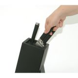 KUHINJSKO POLIČNO STOJALO CULINARIO UNIVERZALNI BLOK ZA NOŽE ČRN