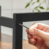 KUHINJSKO POLIČNO STOJALO SONGMICS DVA NIVOJA RUSTIK