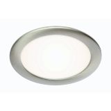 LED PANEL FLAT-IN 12W NW FI 170MM, NIKEL MAT