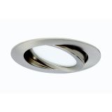 LED PANEL FLAT-IN 3X7W NW FI 106MM, NIKEL MAT, GIB.