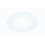 LED PANEL FLAT-IN 6W NW FI 102MM, BELA