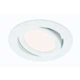 LED PANEL FLAT-IN 7W NW FI 106MM, BELA, GIBLJIVA