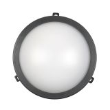 LADIJSKA SVETILKA COMMEL 12W OKROGLA ČRNA BREZ MREŽE