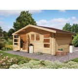 LESENA VRTNA HIŠKA KARIBU LAGOR 2 492X273X312 LES 38MM