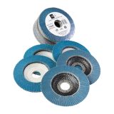 LAMELNI BRUSNI DISK POŠ. MQ 115X22 MM 5DELNI SET INOX A40-A120 MIX