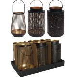 DEKORACIJA EH LANTERNA KOVINSKA 24 CM SORTIRANO, 3 MODELI
