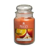 SVEČA V KOZARCU PRICES LARGE JAR MANDARIN AND GINGER