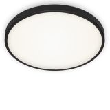 NADGRADNA STROP. SVETILKA BRILONER LED 24W, ČRN ROB FI=38.5CM