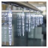 LED BOŽIČNA GIRLANDA ' 10X LEDENA SVEČA, 1,35 M, 2X AA, NOTRANJA, HLADNA BELA, ČASOVNIK