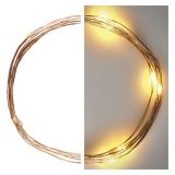 LED BOŽIČNA NANO VERIGA, 1,9 M, 2X AA, NOTRANJA, TOPLA BELA, ČASOVNIK