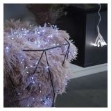 LED BOŽIČNA NANO VERIGA ' JEŽ, 2,4 M, 3X AA, NOTRANJA, HLADNA BELA, ČASOVNIK